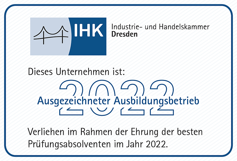 Ausgezeichneter Ausbildungsbetrieb 2022